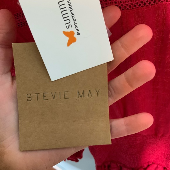 Stevie May Hold On Mini Dress NWT Small Red - Picture 6 of 7